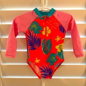 Rash guard swimsuit Size 12m